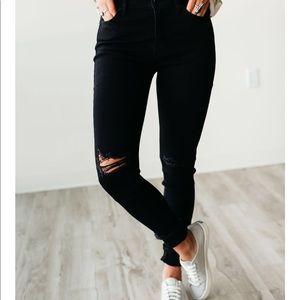 Kancan skinny jeans black